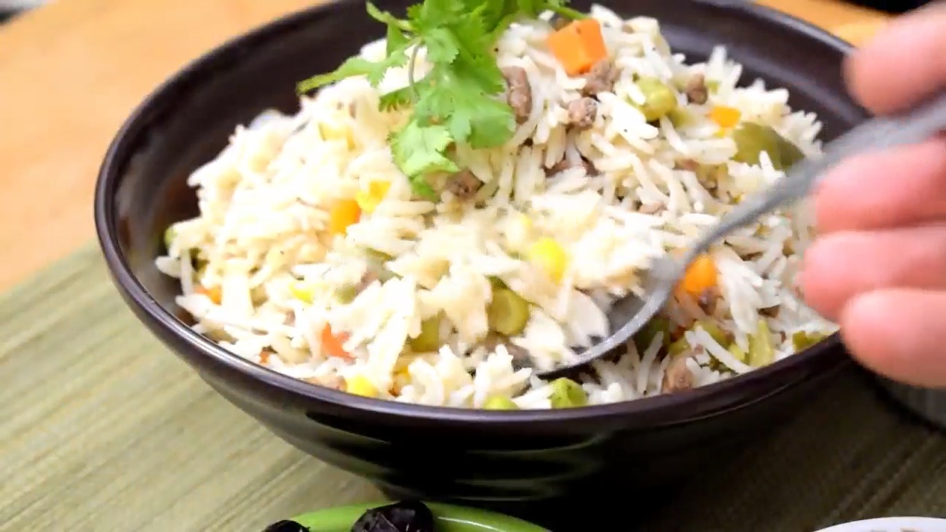 Quick And Easy Rice With Vegetables